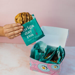 Caixa de 5 cookies
